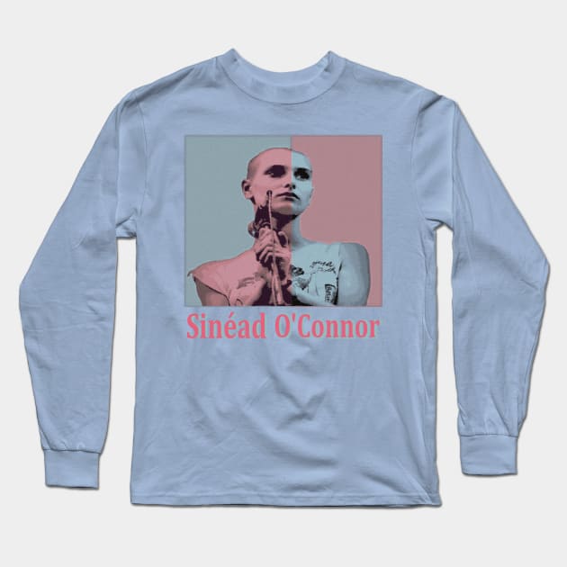 Sinead Connor Art Long Sleeve T-Shirt by Twrinkle